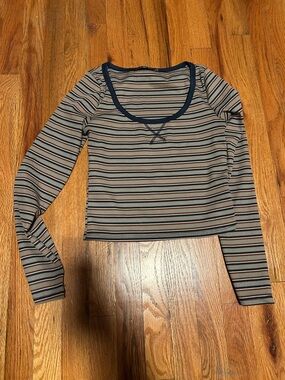 Striped Long Sleeve Size M